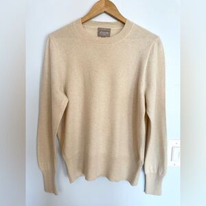 J. Crew Women’s Beige Crewneck Sweater